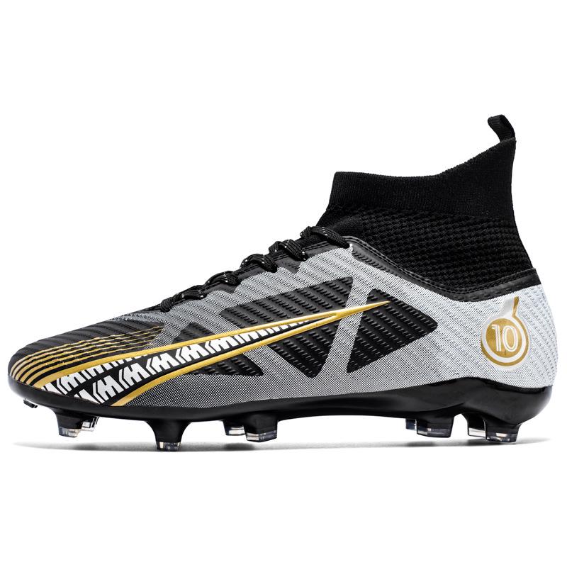 Men's Plus Size Non-Slip High-Top Football Shoes for Adults and Students