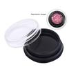 10Pcs Black Nail Art Storage Flat Bottle Empty Nail Glitter Powder Nail Decoration  Box Refillable Can Tin For Balm