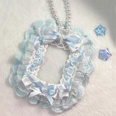 Skladem Gu Mei Krajkový držák na karty Chránič ID Odznak pro DIY výzdobu Ita Bag