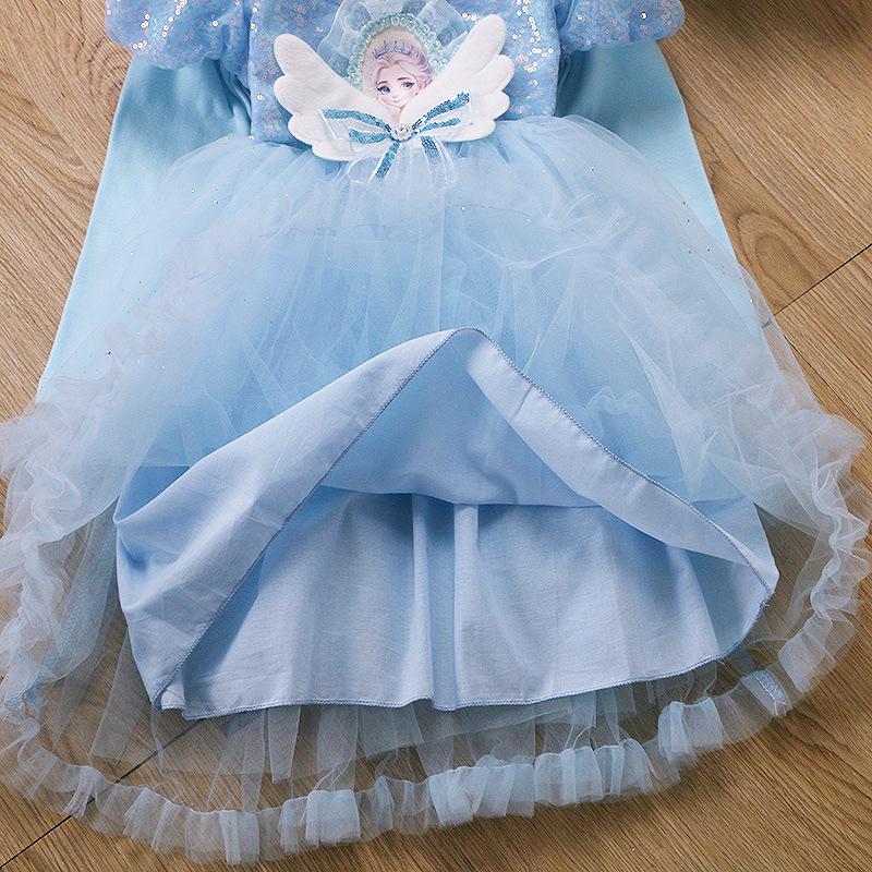 Girls' Kuromi Summer 2025 Lolita Princess Dress - New Fashionable Evening Puffy Skirt
