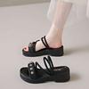 Sandals Women Wear New Soft-soled, Lightweight and Non-slip Two-in-one for Summer Wear, Height-increasing Fairy Skirt Slippers