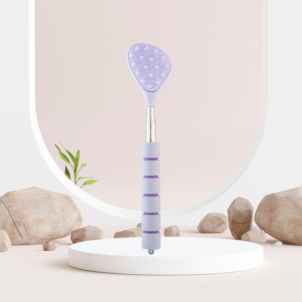 

Telescoping Cactus Back Scratcher ABS Telescoping Itch Massage Point Massage Tool Men Women фиолетовый