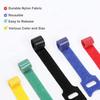 10/20/5pcs Releasable Cable Ties Wire Organizer Fastening Reusable Cable Tie Straps Nylon Hook Loop Wire Tie Cable Winder Tape
