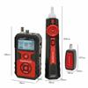 NOYAFA NF-858C Cable Tester Trace Line Locator LCD POE BNC Finder Port Blinking Red Light Test Measure Length Cable Tracker Network tools