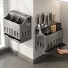 Med dreneringsbrett Bestikkholder Rustfritt stål Skje Gaffel Organizer Kutter Oppbevaringsstativ Benkeplate