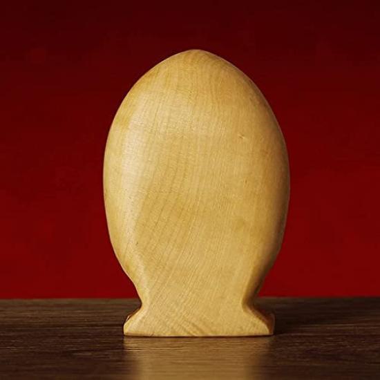 Aizen Myoo Buddha 70mm Seated Wood Feng Protection from Evil Statue, Boxwood, Tall, Miniature, Carving, Figurine, Shui, Prayer,