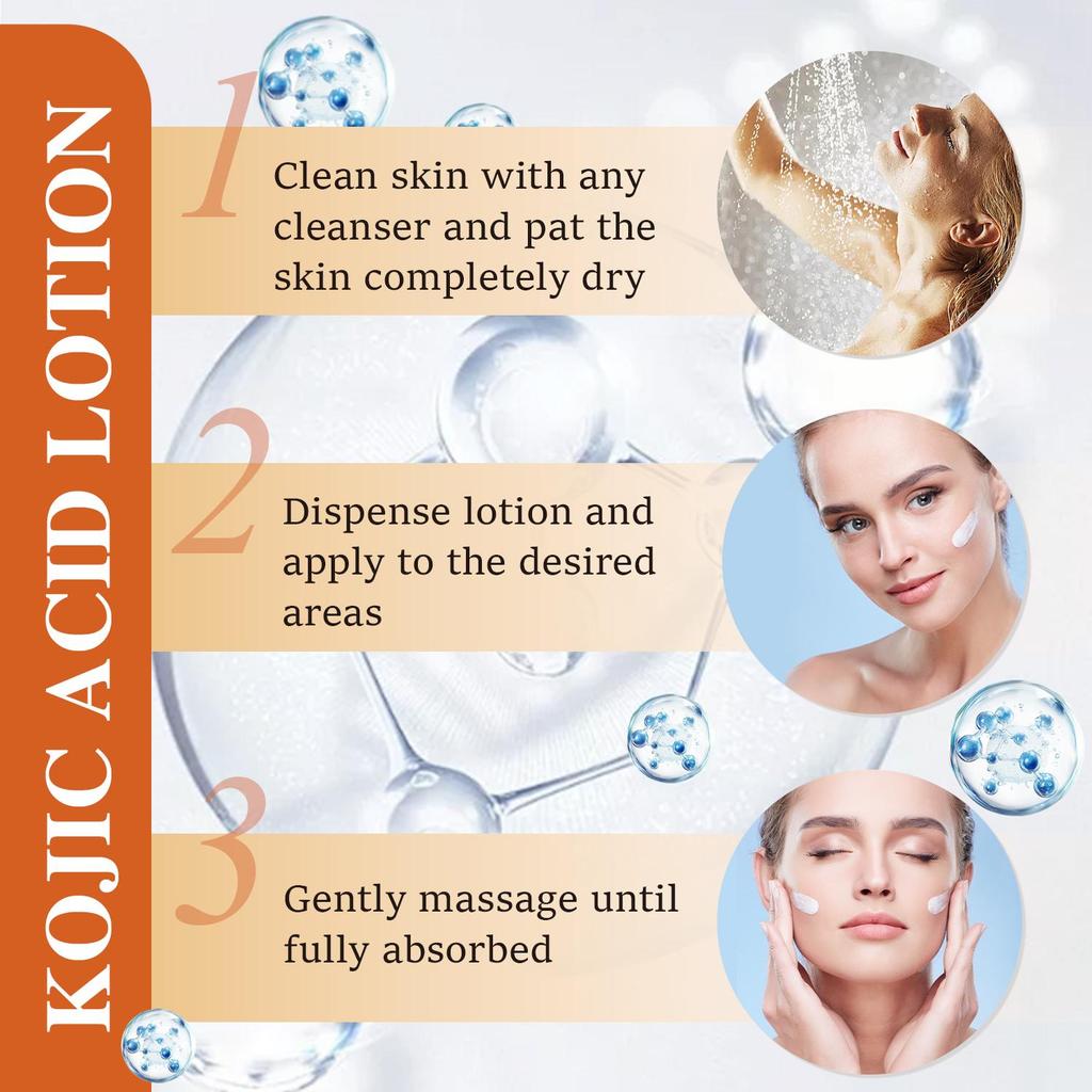 Kojic Acid & Papaya Lotion-Brighten Skin Tone, Moisturize & Firm Skin,Make the Skin Radiant-All Skin Types,200g