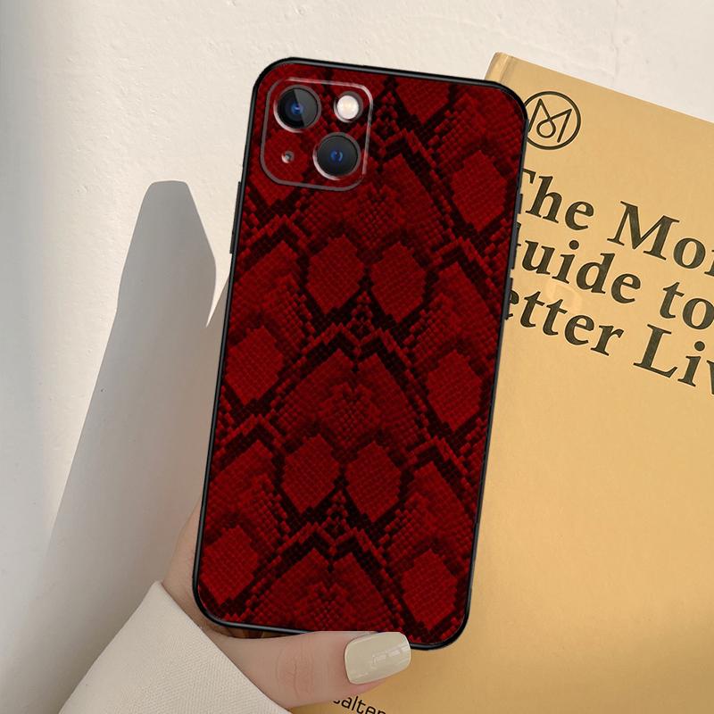 Etui ze skóry węża Pythona do iPhone'a 13 12 11 14 Pro Max Mini XR X XS MAX 6S 7 8 Plus SE 2020 2022