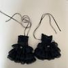 Women's Ruffle Lace Leg Warmers Mesh Flared Leg Sleeves Boot Cuffs Over the Calf Socks Sweet Leg Socks Streetwears