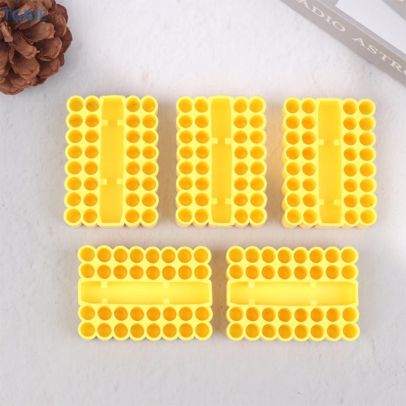 [TL]1/2/5pcs Bit Holder 32 Holes Bit Hex Shank Organiser Screwdriver Bit Holder Drill For Storage For 6.35MM Shank Storage Box