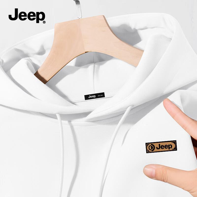 Jeep Men's Casual Hooded Pullover Sweatshirt