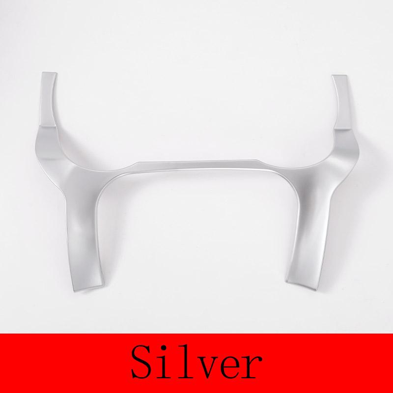 

For LHD Car Steering Wheel Dashboard Decorative Frame Cover Trim For Land Rover Range Rover Evoque 2012-2018 Car Accessories серебряный