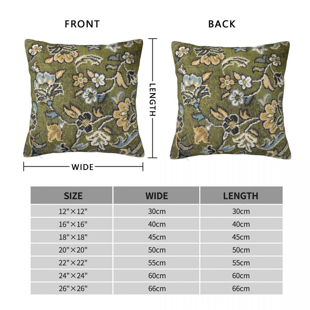Madinah Rawdah Carpet Square Pillowcase Polyester Linen Velvet Printed Decorative Throw Pillow Case Sofa Seater Cushion Cover