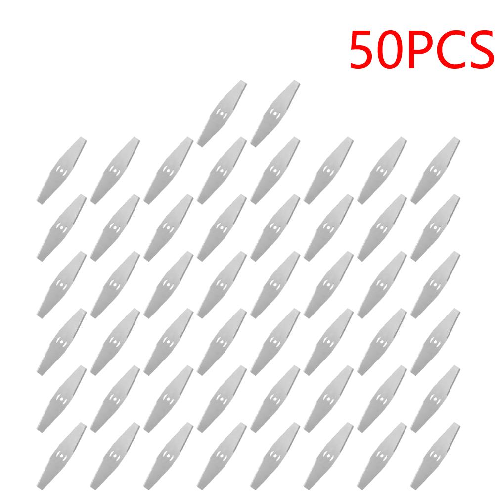 10-50PCS Steel Lawn Mower Grass String Trimmer Head Replacement Brush Cutter Saw Blades