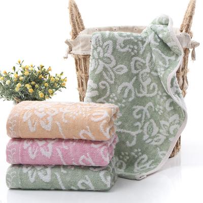 Children's Towel Non-Twisted Bamboo Fiber Jacquard Children's Household Soft Absorbent Facial Wash Towel