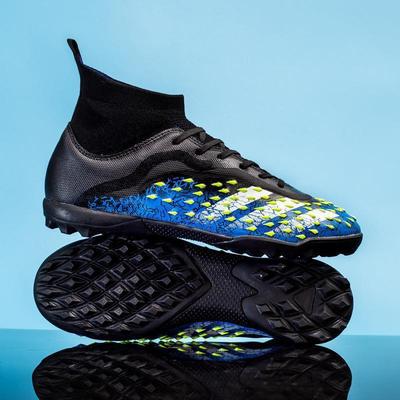 High-Top Football Shoes Men'S And Women'S Broken Nails Short Nails Ag Long Nails Tf Students Artificial Grass Sports Training Shoes