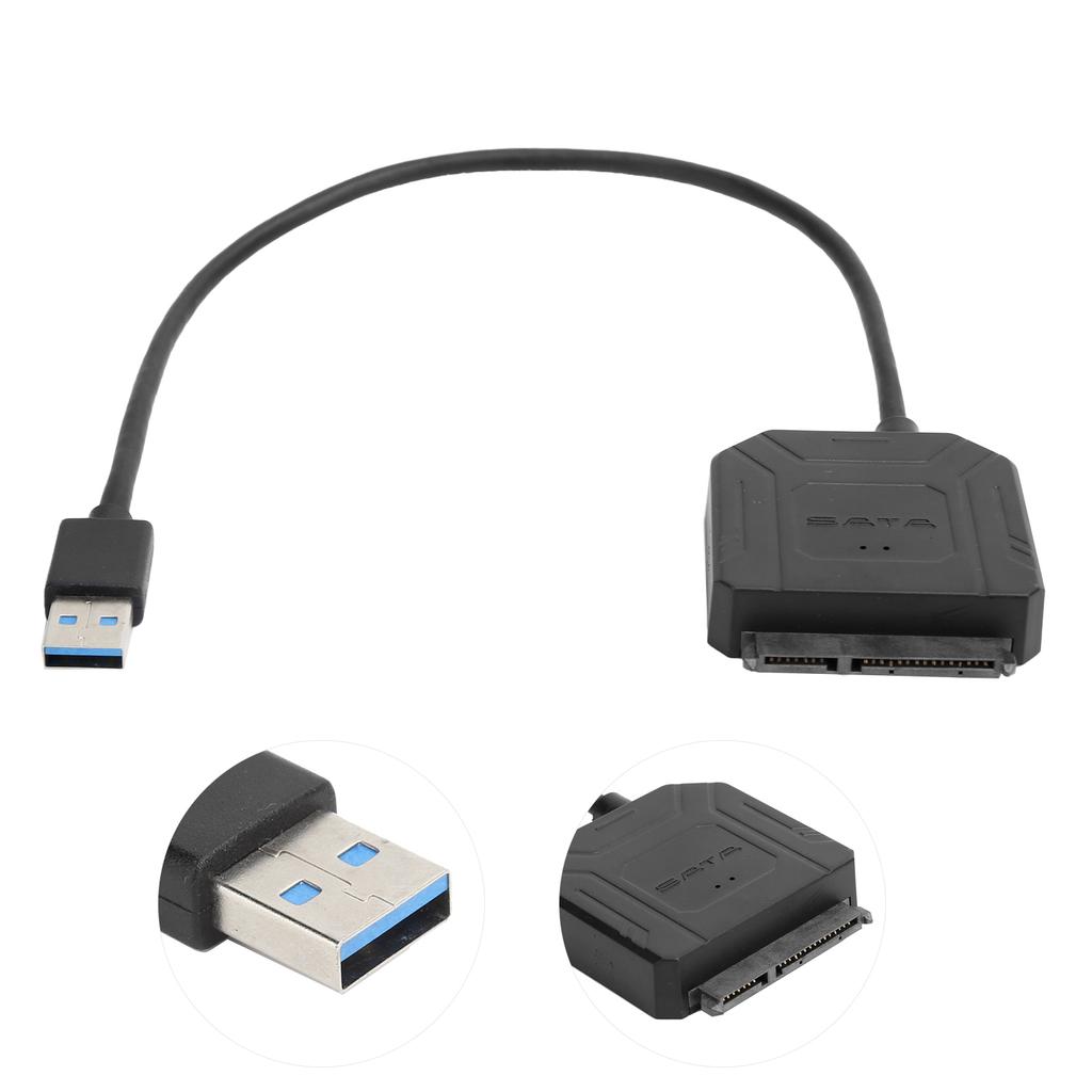 SATA USB 3.0 Adapter 2.5in 3.5in SSD HDD Hard Drive Cable Notebook Computer Accessories