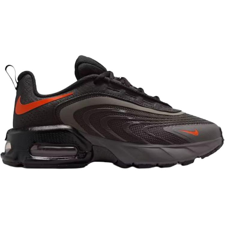 Nike Air Max Fire GS IF2622-200 Medium Ash Black Team Orange Kids' Sneakers