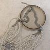 Fashionable Imitation Pearls Flower Waist Chain Belt Imitation Pearls Texture Perfect for Enhancing Party Outfits