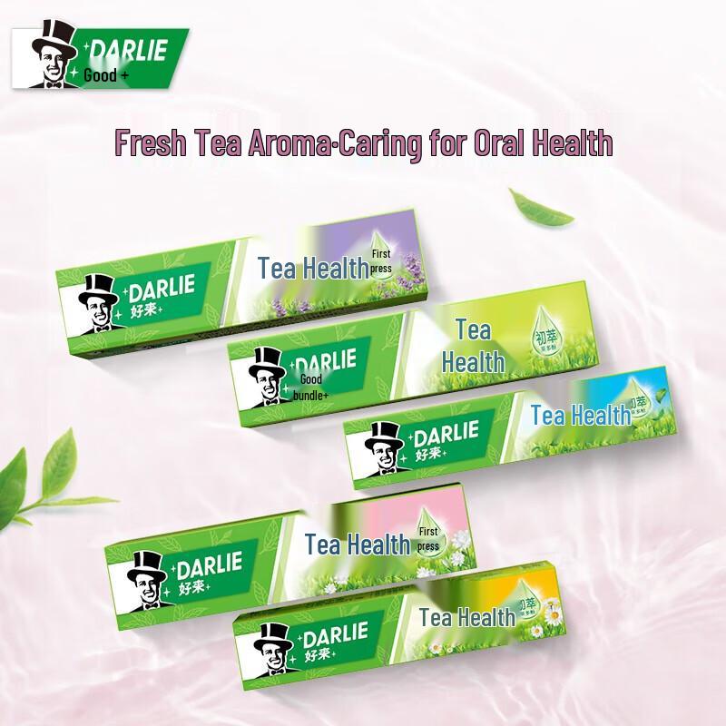 Darlie Tea Care Toothpaste 4-Pack (Jasmine White Tea & Chrysanthemum Longjing)