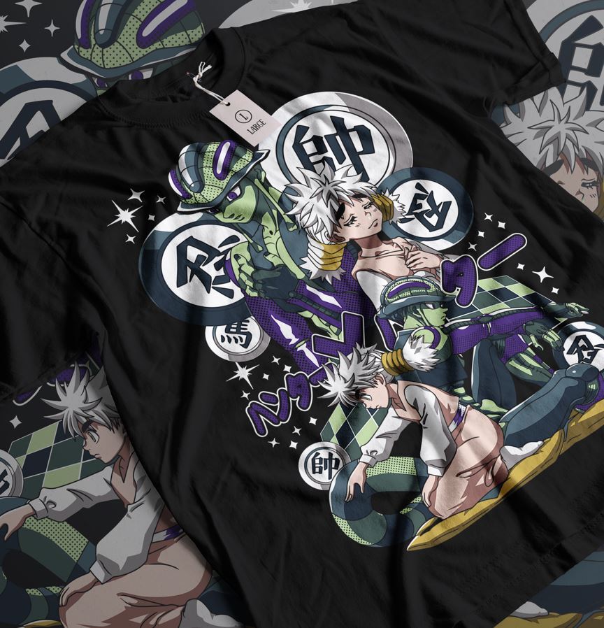 Meruem T-Shirt Gon Killua Hisoka Zoldyc Hunter XHunter Anime Gift Shirt All Size