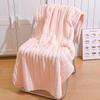 Coral Fleece Bath Towel 70 X 140cm Strip Shaped Pattern Bath Towel for Women, Quick Drying Thickened Bath Towel