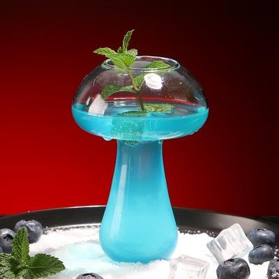 Bicchiere da cocktail a fungo per bar Mixologist Barista Bicchieri speciali per vino misto Bicchiere da vino Contenitore per frullati per bevande fredde
