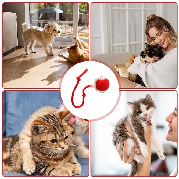 Automatic Cats Sphere Toy Self Moving Cats Teaser Sphere Pet Hunting Exercise Toy Boredom Dog Cats Chasing Toy Indoor Pet Toy