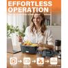 Electric Lunch Box for Men, Women & Adults - 80W Fast Heating - Heated Lunch Box with Dual 1.5L SS Containers - Portable Food Warmer for Car, Truck,