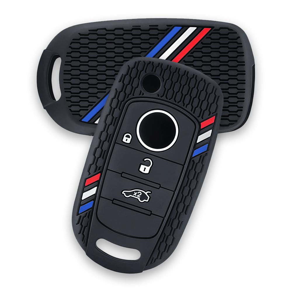 Silikon Schlüsselhülle Abdeckung Für Fiat Cronos Egea 500X Toro Tipo Für Dodge Neon Keyless Fernbedienung Schale Haut Schlüsselanhänger Halter Schutz