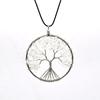 Natural Gravel Tree Of Life Necklace, Fortune Tree Root Necklace N138