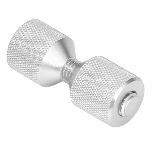 Two M12 Threaded Flange Alignment Pins, 6061 Aluminum, Fits 0.5 to 14 Inch Flanges, 150 lbs Pressure, for Automotive, Marine, and Large Machinery Appl