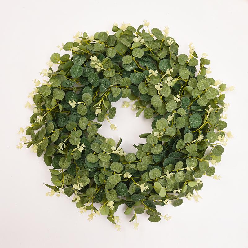 Eucalyptus Leaf and Money Grass Wreath for Home Decor