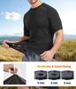 5 Pack Men's Compression Workout Short Sleeve/Sleeveless Shirts, 5 Black (5 Short Sleeve)