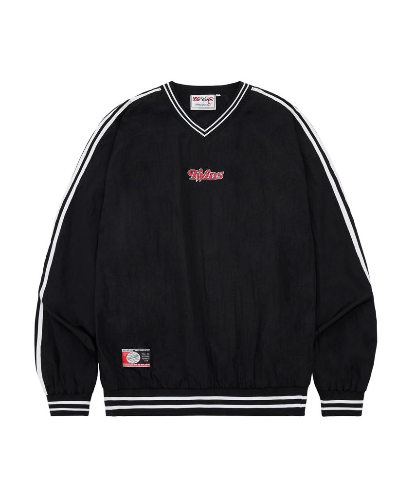 1993STUDIO [Lg Twins X 1993 Studio] V-Neck Nylon Piste_Black