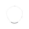 Collier - PEARLS & COLORS - Raz du Cou - Perles d'eau douce 3-4 mm - Or blanc 375/1000 - 15 perles