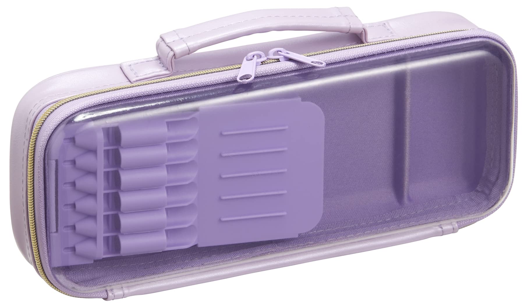 Raymay Fujii Pen Clear Violet FSB1061V Case, Topliner,