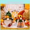 Beautiful Thanksgiving Decoration Harvest Season Gnome Figurine With Cozy Fabric And Polyester