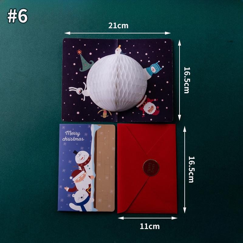 

1/5 шт. Открытки «С Рождеством» Складные поздравительные открытки Навидад Новый год Поздравительная открытка Сделай сам Подарочная открытка Украшение для вечеринки с рождественской елкой