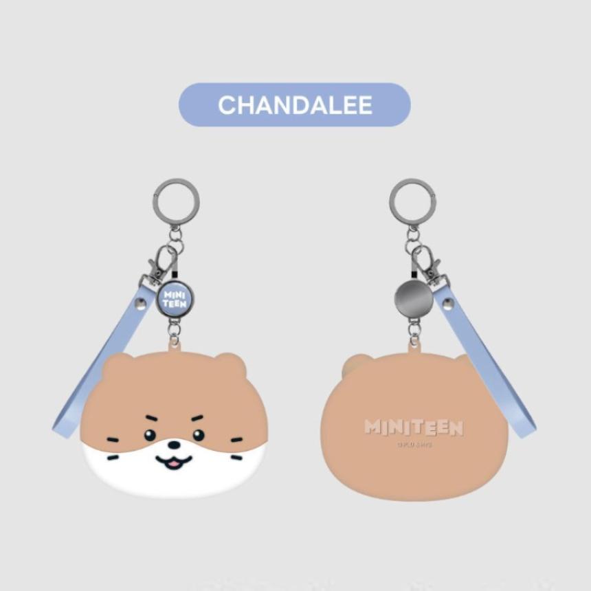 PORTACHIAVI CON AVVOLGITORE MINITEEN MERCHANDISE SEVENTEEN, Ufficiale, Originale, Autentico, KPOP