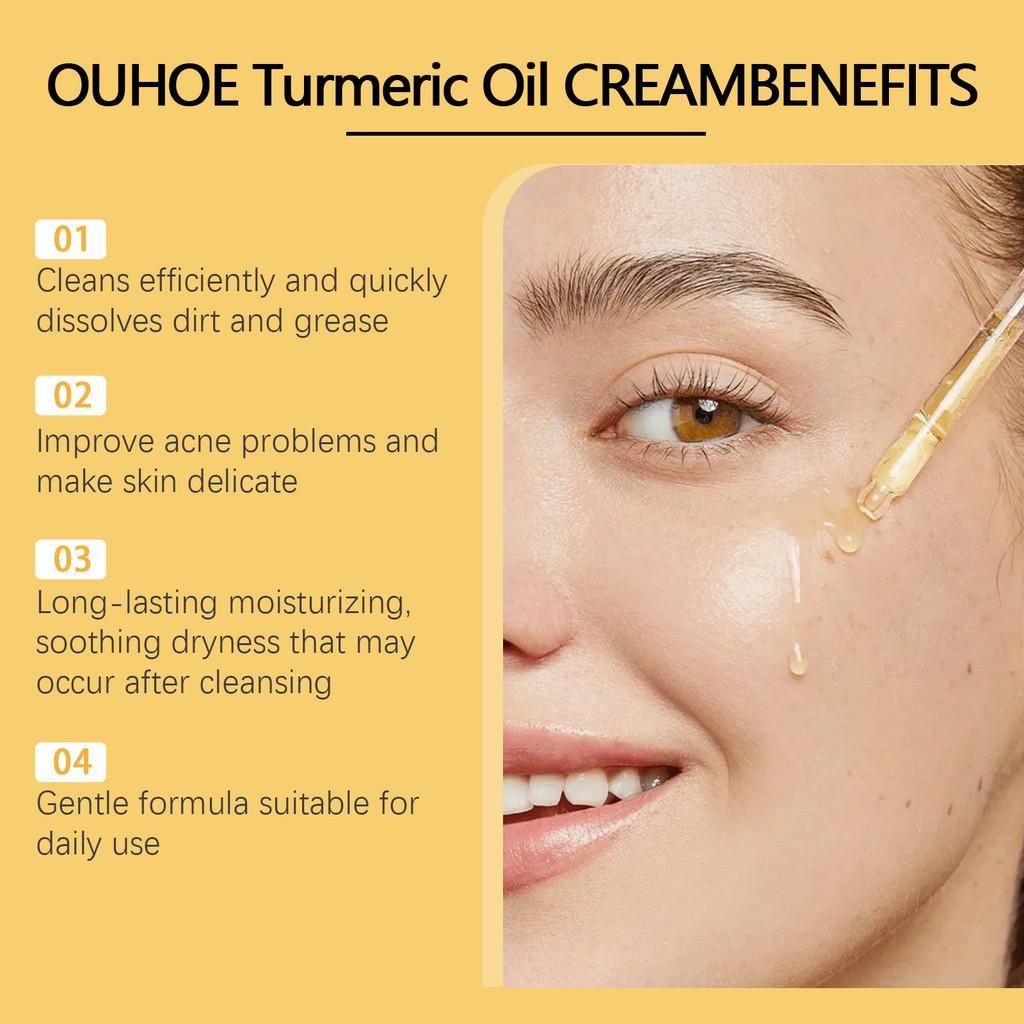 Ouhoe Gentle Cleansing Turmeric Oil For Nourishing Hydration And Radiant Skin
