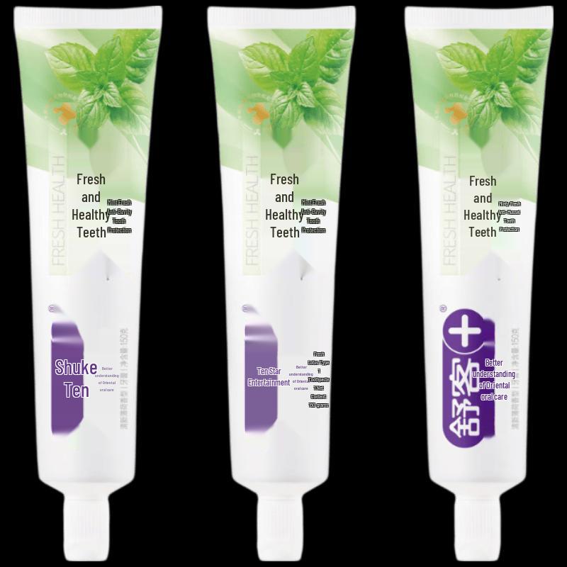 Shuke Fresh Mint Anti-Cavity & Whitening Toothpaste (3x150g)
