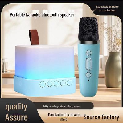 Y27 Bluetooth Portable KTV Speaker with Handheld Microphone for Kids