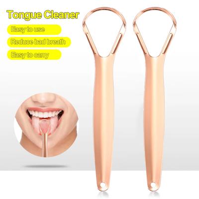 Stainless Steel Tongue Scraper To Reduce Bad Breath Portable Tongue Cleaner for Fresher Breath Tongue Cleaning Tool for Adults Oral Care