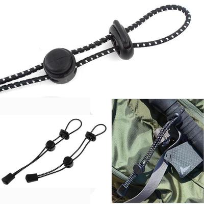 2 stücke Rucksack Wandern Stick Halter Walking Pole Befestigung Schnalle Elastische Seil