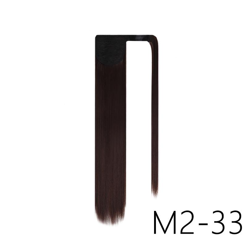 

MERISIHAIR женский длинный прямой парик с хвостиком, черный, коричневый, синтетический, высокотемпературное волокно, наращивание волос с хвостиком, ежедневное использование