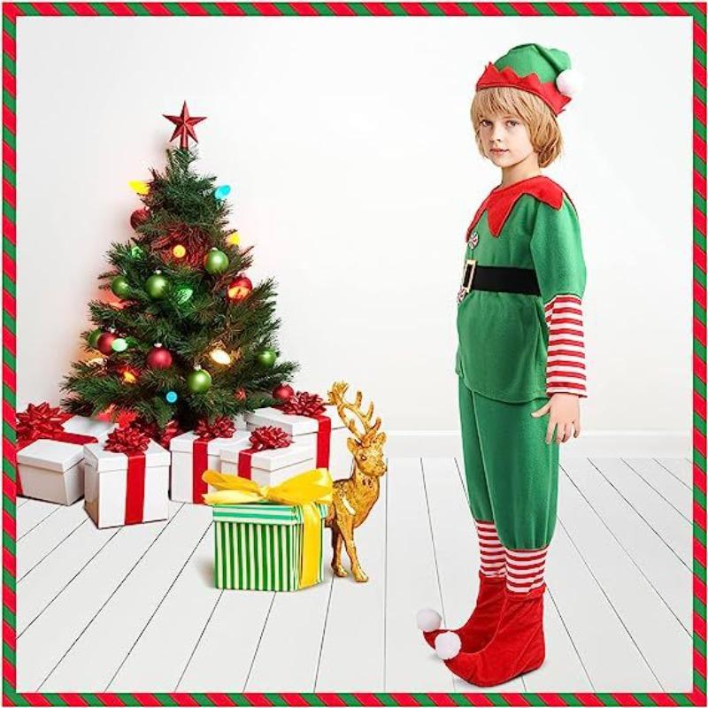 

Christmas Children s Costumes Santa Claus Little Girls Christmas Costumes Dresses Boys and Girls Performance Costumes Ball Performance 140cm
