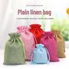 Ready Stock Linen Drawstring Bag for Jewelry and Gift Packaging