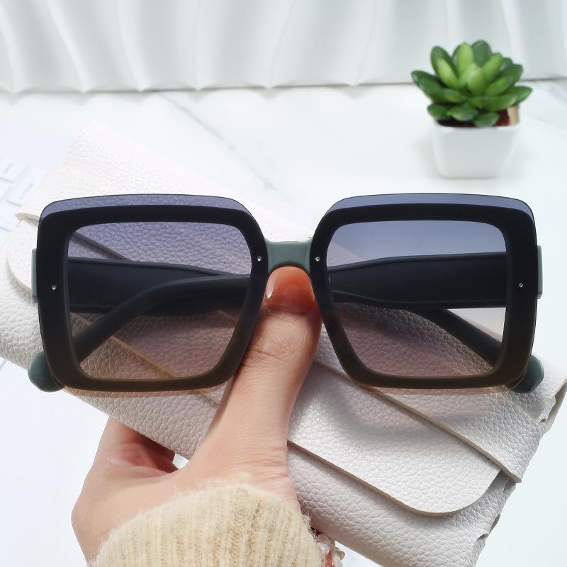 Korean Style Sunglasses Men Women Square Shape Anti-reflective Women Sunglasses Driving Hiking Male Female Sunglass