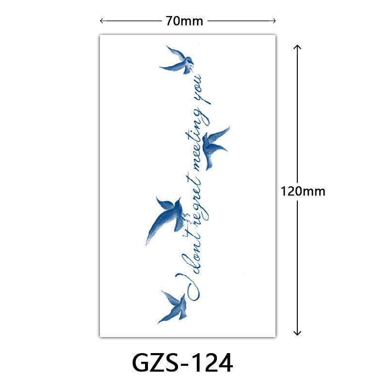 Herbal Juice Tattoo Sticker, Back Of Hand Juice Semi-Permanent Tattoo Sticker, Sweat-Proof Tattoo